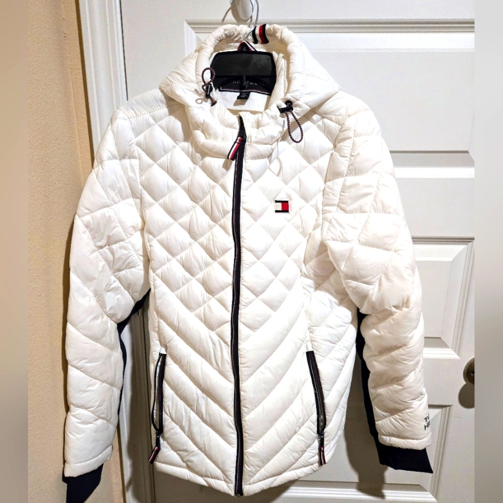 Tommy Hilfiger White Puffer Jacket